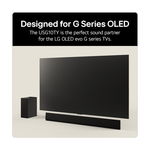 LG USG10TY 3 1Ch Dolby Atmos Soundbar Subwoofer in Black - image 7