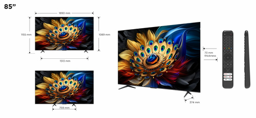 TCL QLED 85C69B (2024), afbeelding 2