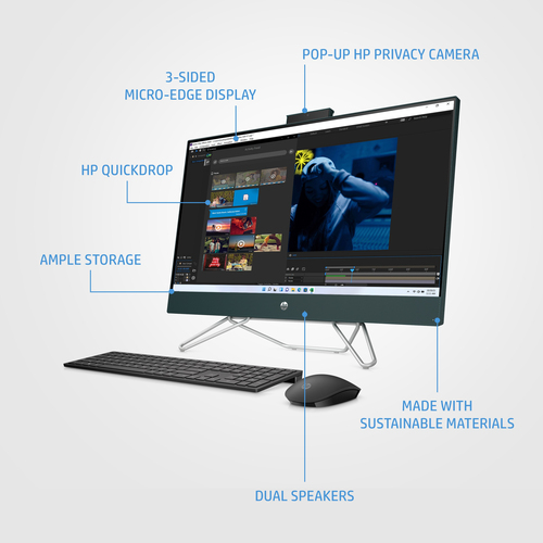 HP 27-cb0019na AMD Ryzen™ 7 5700U – image 7
