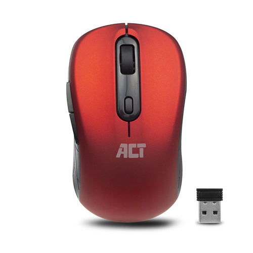 Wireless mouse red 1000/1200/1600dpi