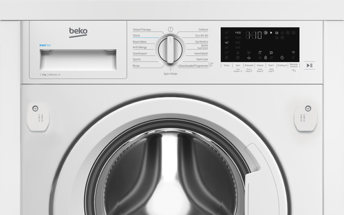 Beko WTIK94121F Integrated WiFi-enabled 9 kg 1400 Spin Washing Machine - White - image 4