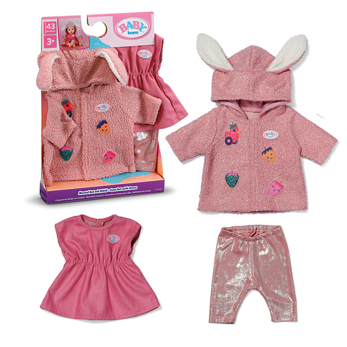 BABY born Conjunto de abrigo con vestido 43cm
