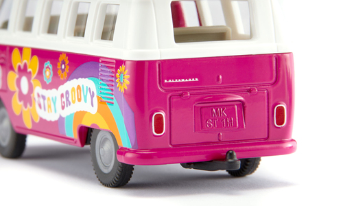 Siku VW T1 Samba Bus – Voiture miniature Édition Flowerpower, 15,5 cm – Photo 5 sur 7