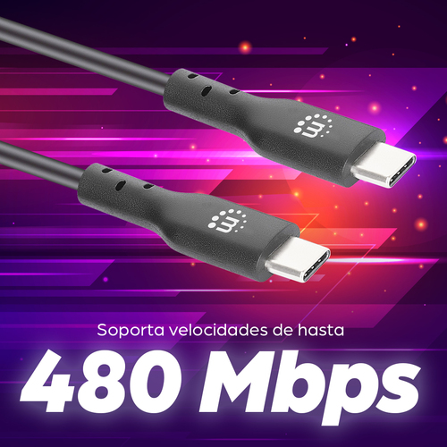 Cable USB C MANHATTAN 354875