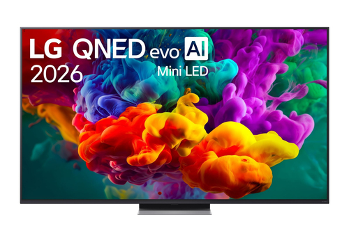 LG QNED evo AI MiniLED 65QNED86B6B 165,1 cm (65") 4K Ultra HD Smart TV Wi-Fi Черный