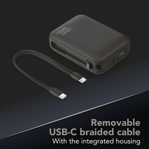 Cellularline POCKET POWER BANK 20000 mAh 65W USB-C PORT BLACK – image 4