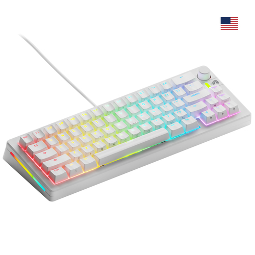 Glorious Gaming GMMK 3 65% Prebuilt клавиатура Игровой USB QWERTY Американский английский Белый