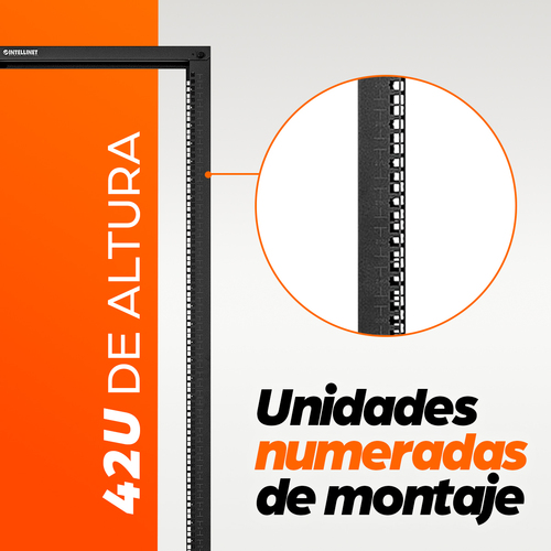 Rack de 2 Postes 42U INTELLINET 715980
