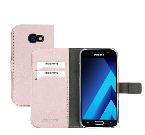 Mobiparts Saffiano Wallet Case Samsung Galaxy A5 (2017) Pink