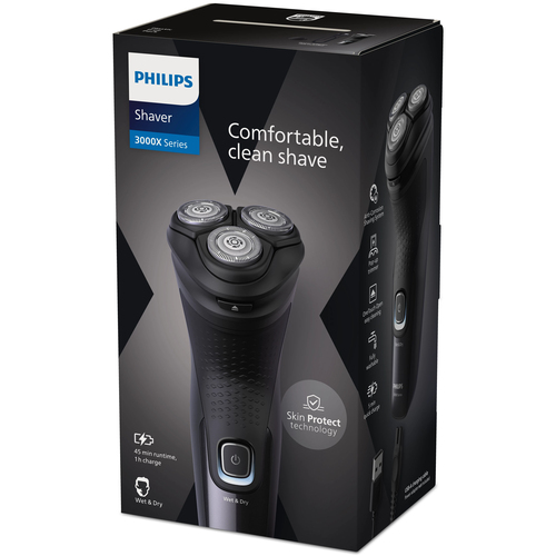 Philips Shaver 3000X Series X3051/00 Wet & Dry Electric Shaver – image 5