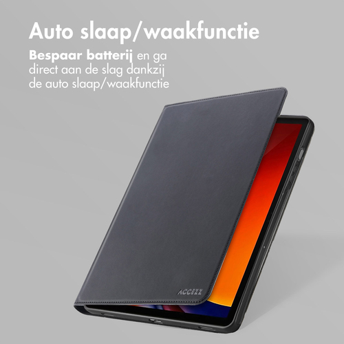 Accezz Classic Tablet Case voor Samsung Galaxy Tab S10 Lite / S9 11.0 / Tab S10 FE / S9 FE 10.9 Tablethoesje Zwart, afbeelding 7