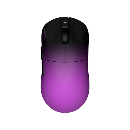 HATOR Quasar 3 ULTIMA 8K Full Size Zwart/Paars Draadloze Gaming Muis, afbeelding 5