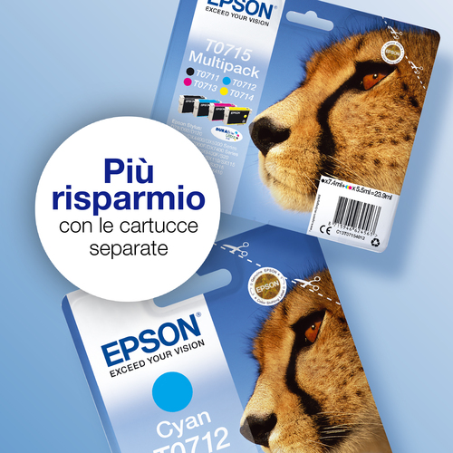 Epson T0713 – Cartuccia magenta originale (Ghepardo)