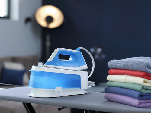 Steam Iron, 5.5 Bar Carestyle 1, Blue - Braun - image 4