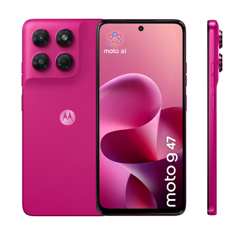 Motorola Moto G47 6.67 128GB Pantone fuchsia rød Rød – billede 2