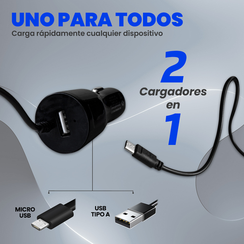 Cargador cable micro USB VORAGO AU-303
