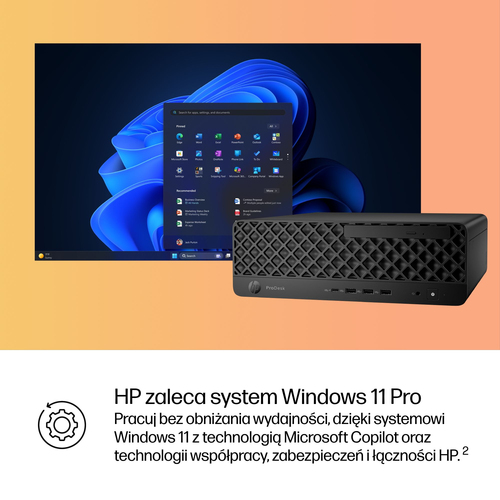 HP Inc. Komputer ProDesk 4 SSF G1i U7-265 1TB/16GB/W11P      9H7U7ET