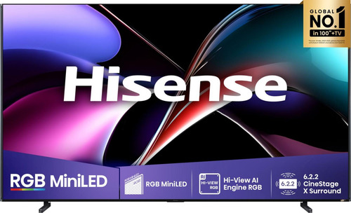 Hisense 116UXQ 2,95 m (116") 4K Ultra HD Smart TV Wi-Fi Серый 700 cd/m²