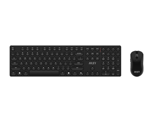 MSI FORGE K210 WIRELESS COMBO клавиатура Мышь входит в комплектацию Дом/офис USB Черный