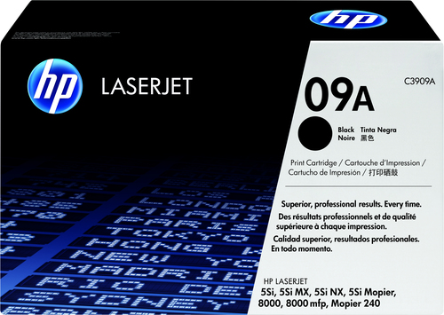 HP 09A Black Original LaserJet Toner Cartridge