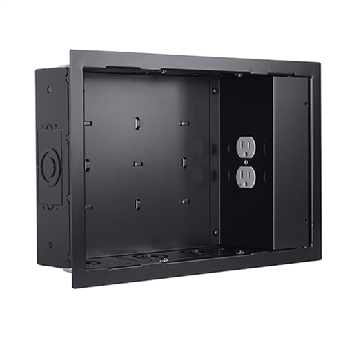 Chief Proximity® In-wall Storage Box with 2 Receptacle Filter & Surge-PAC525FBP2 – image 1