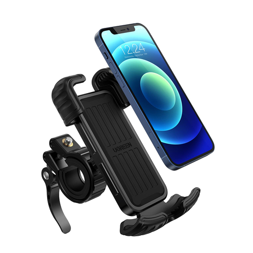 Soporte de Celular para Manillar de Motocicleta o Bicicleta / Anti Vibración / Protección de clip Antideslizante / Rotación de 360 / Bloqueo de Seguridad / Compatible con manillar de 06 a 175 / Soporta dispositivos de 46 60548 - 60548