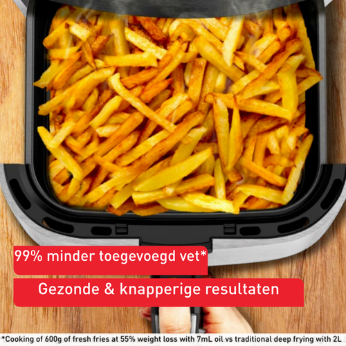 Tefal EY501A Easy Fry Airfryer - 4,2 liter inhoud - 1500 W vermogen - 6-in-1 kookfuncties - Rapid Air-technologie – Foto 6 van 10