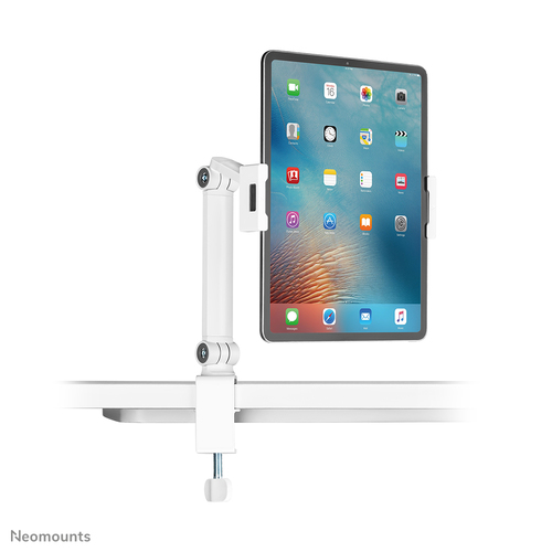 Support de Tablette Neomounts DS15-545WH1 avec Pince de Bureau 4.7-12.9" - Universel - Plein Mouvement – Photo 6 sur 11