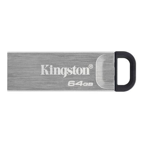 Kingston Technology DataTraveler Kyson Co-Logo USB флеш накопитель 64 GB USB тип-A 3.2 Gen 1 (3.1 Gen 1) Серебристый