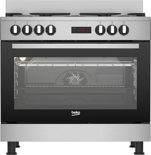 Beko GM15325DX Freestanding cooker Electric Gas Stainless steel