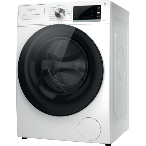 Whirlpool W6 XW845WB EE стиральная машина Фронтальная загрузка 8 kg 1351 RPM Черный, Белый