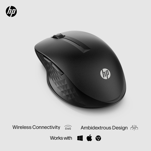 HP 3B4Q2AA#Abb Wireless Mouse Black Optical 4000dpi 2 Buttons Blue... - image 7