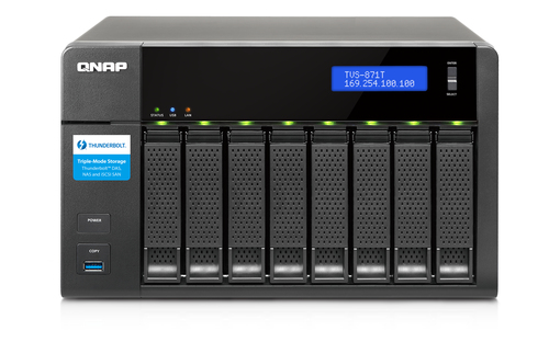 QNAP TVS-871T NAS Tower Intel® Core™ i5 i5-4590S – image 2
