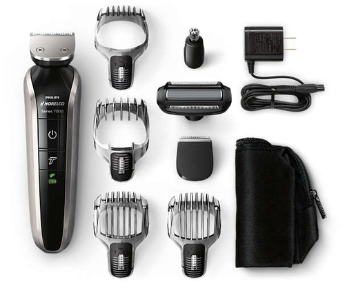 Philips Norelco Multigroom 7100 QG3390/49 body groomer/shaver Black, Chrome