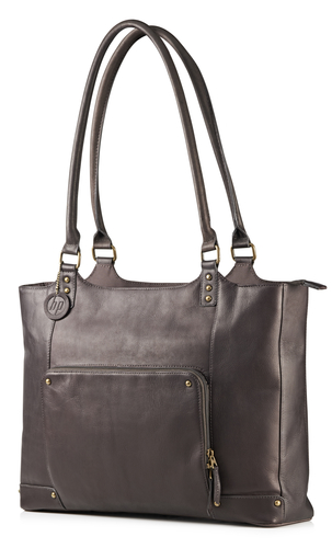 HP 15" Ladies Brown Leather Tote
