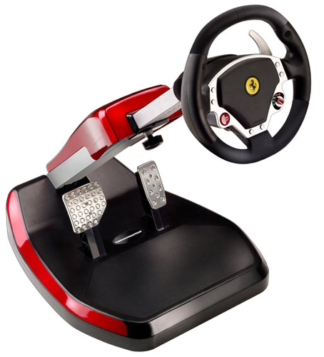 Thrustmaster AC-FWCOCKP Gaming Controller Black, Red, Silver Steering wheel + Pedals Analogue / Digital PC, Playstation 3