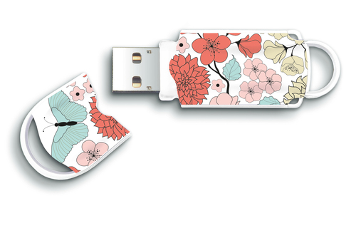 Integral 64GB USB2.0 DRIVE XPRESSION BUTTERFLY