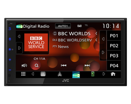 JVC KW-M695DBW Zwart, afbeelding 5