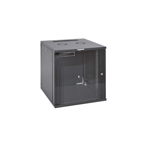 Legrand 646262 rack cabinet 12U Wall mounted rack Black