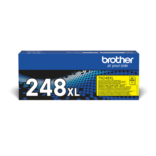 Original Brother TN248XLY High Capacity Yellow Toner Cartridge - image 1