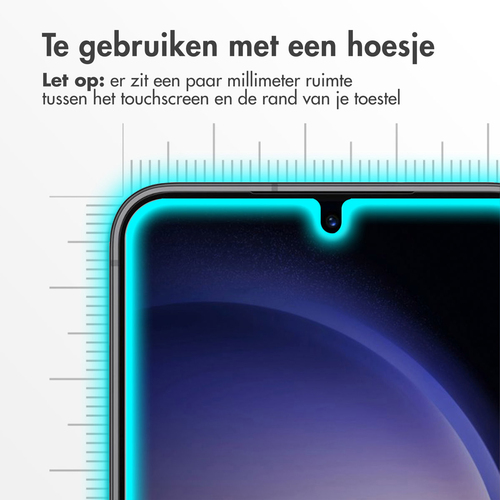 Accezz Gehard Glas Screenprotector 2-pack Samsung Galaxy S22 / S23, afbeelding 3