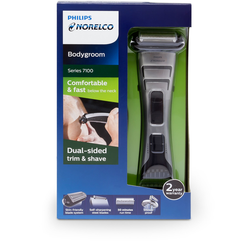 Philips Norelco Bodygroom 7100 BG2040/49 body groomer/shaver Black, Metallic – image 4