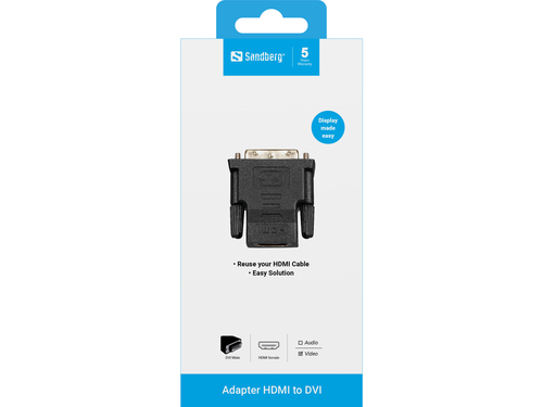 Sandberg Adapter DVI-M -> HDMI-F, afbeelding 3