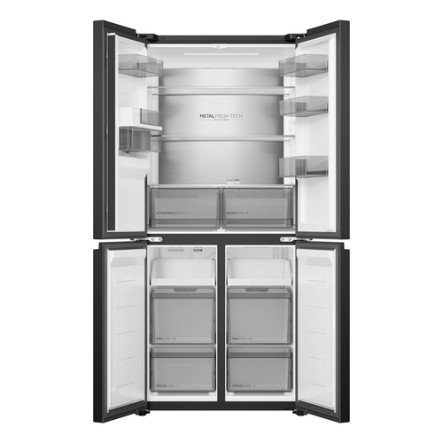 Haier HCR58S18DWMB side-by-side refrigerator Freestanding – image 2