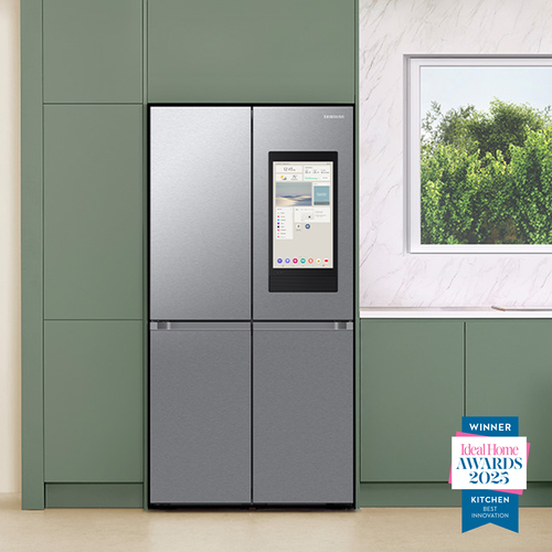 Samsung Family Hub with AI Vision RF65DG9H0ESREU Smart Fridge Freezer - Silver/Grey - image 2
