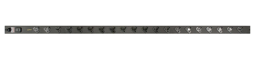 Vertiv EGVHVBB202-104UKRUK-V блок распределения питания 20 розетка(и) Черный