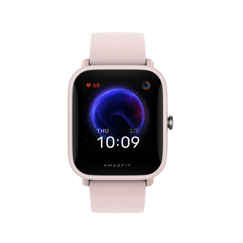 Amazfit BIP U 3,63 cm (1.43") TFT 40 mm Цифровой 320 x 302 пикселей Сенсорный экран Розовый