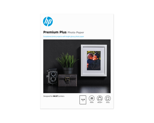 Original HP Prmium Glossy Photo Paper 300gsm (13 x 18cm) 20 sheets - image 1