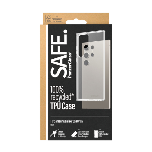 PanzerGlass SAFE. by PanzerGlass® TPU Case Samsung Galaxy S24 Ultra | Transparent – image 3