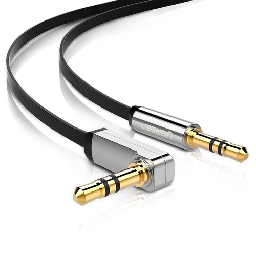 Ugreen 10597 Audiokabel 1m Sort